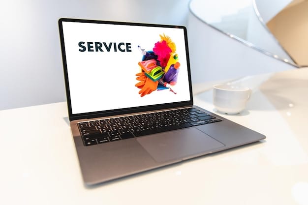 close up laptop table